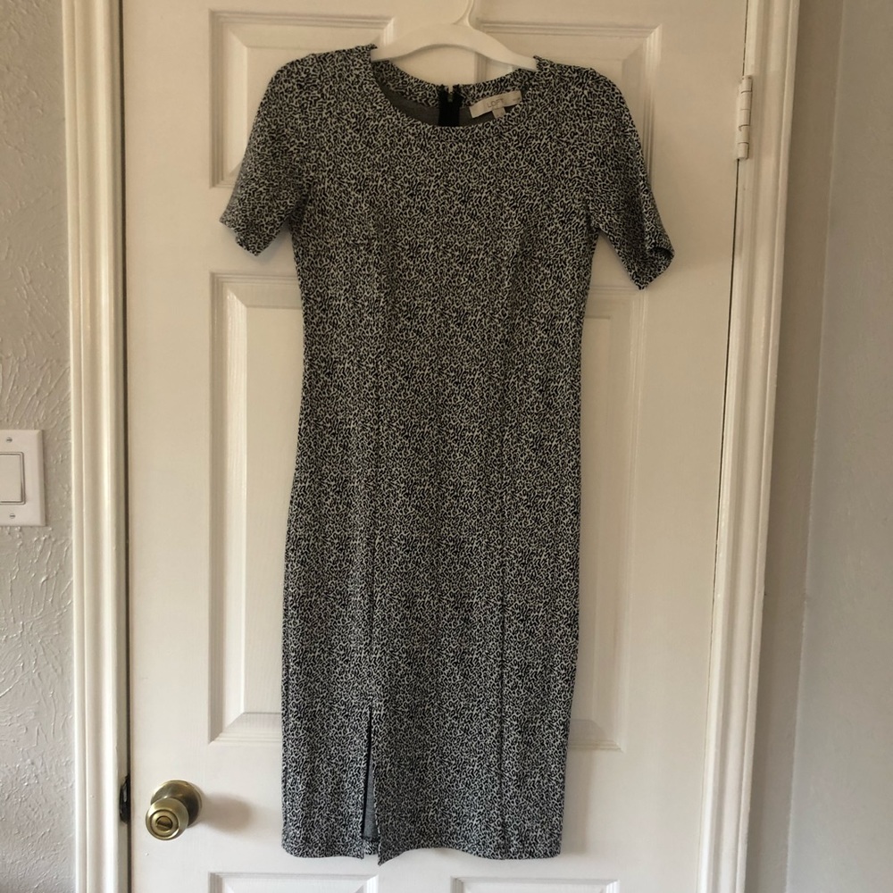 Fitted midi dress
